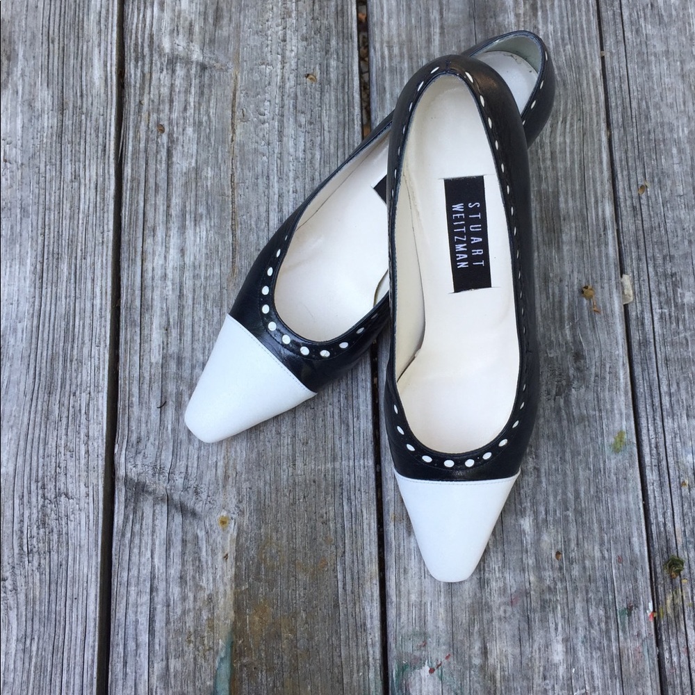 Vintage 8.5 AA Stuart Weizman Spectator Pumps